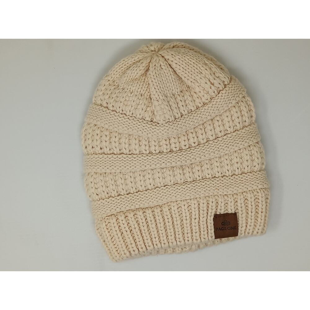 Classic Cable Knit Beanie - Warm, Stylish, and Durable!